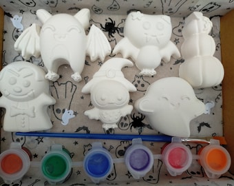 Set de peinture d'Halloween pour enfants | Trousse d'activités Des bonbons ou un sort