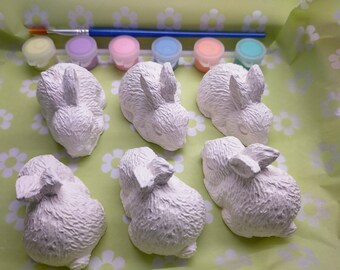 Paint Your Own Easter Bunny Craft Kit, Kids Easter Gift