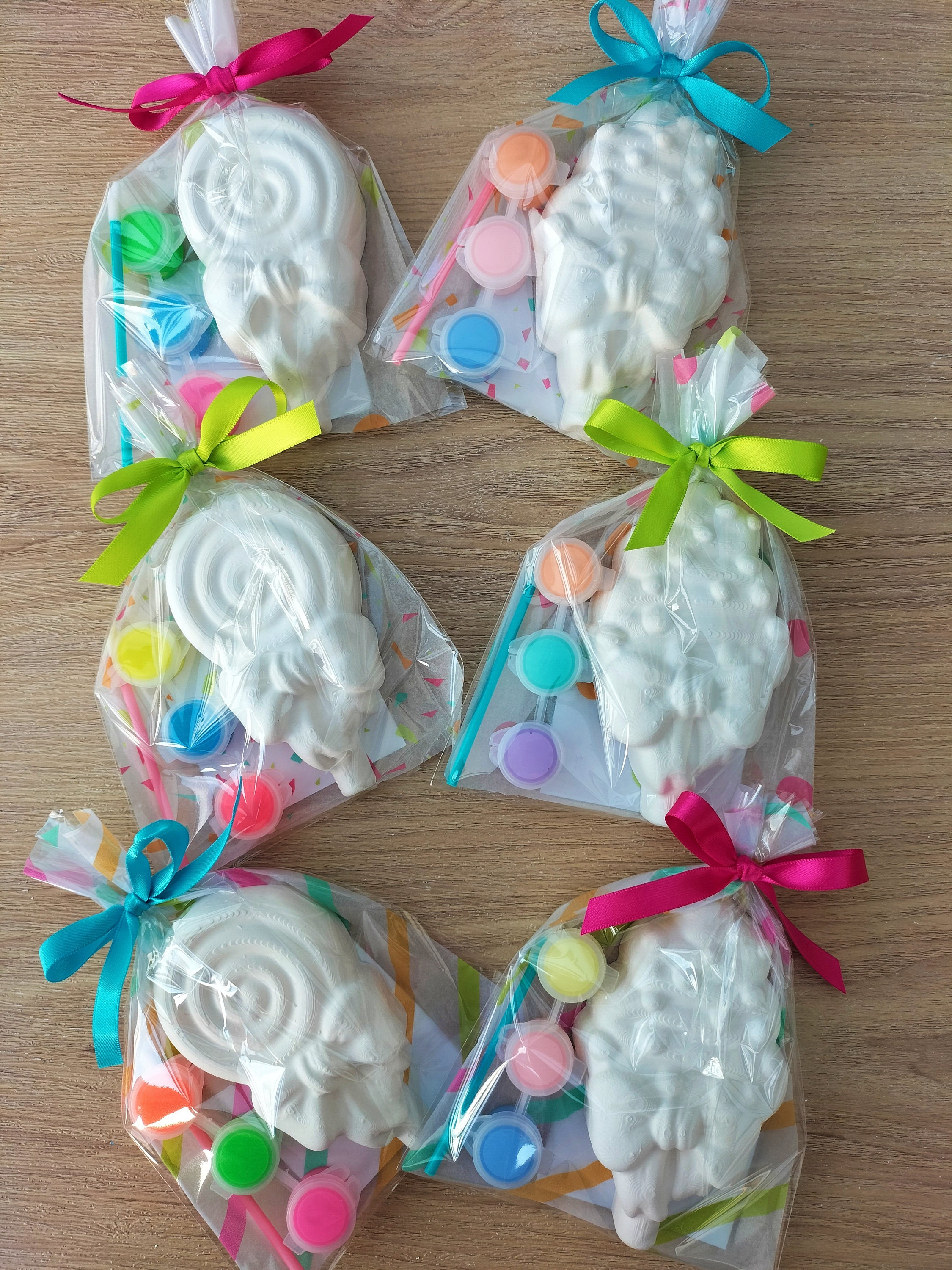 Lollipop candy floss party bags