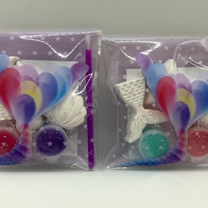 Meerjungfrau Gastgeschenke, Meerjungfrau Gastgeschenke, Meerjungfrau Motto Party, lustige Partyaktivität, malen Sie Ihre eigenen Geschenke, Geschenke für Kinder