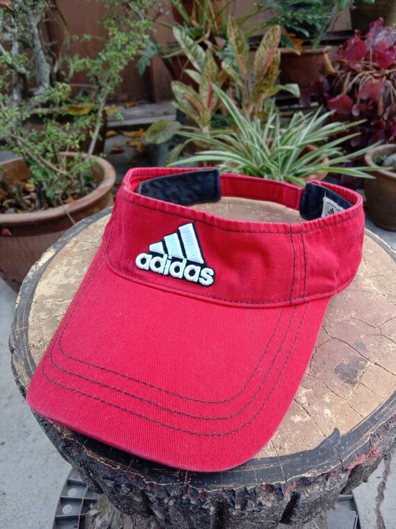 red adidas visor