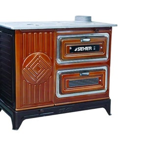 Handcrafted Cast Iron Wood Burning Cooker Stove: Turkish Oven, Indoor/Outdoor Heating