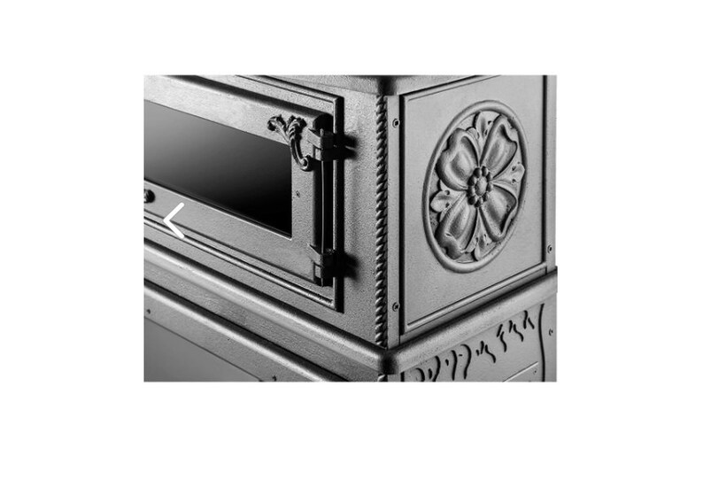 Cast Iron Fireplace Stove With Oven Stove Cast Iron Stove Etsy