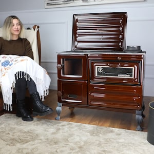 Turkish Oven Wood Burning Stove: Camping Cooker, Fire Pit Heater