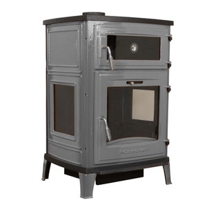 Enamel Coated 100 Percent Cast Iron Wood Burning Stove, Cooker Stove, Stove With Oven, Coal Stove