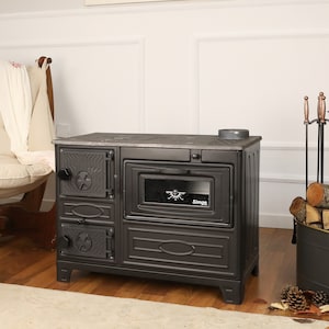 Stove, Wood Burning Stove, Cook Stove, Stove With Oven, Cast Iron Stove