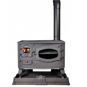 Cast Iron Wood Burning Cooker Stove: Turkish Oven, Camping Heater