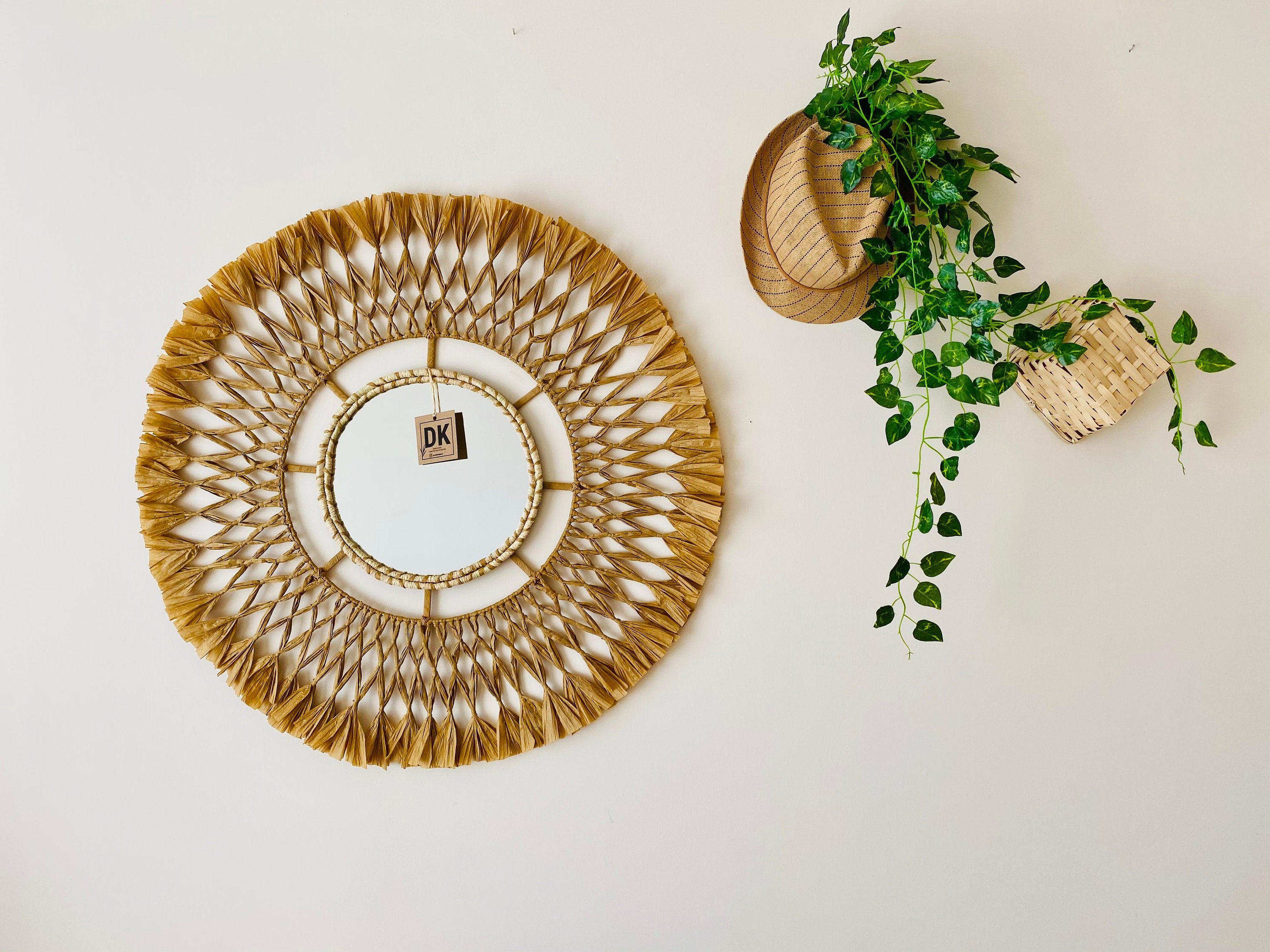 Mirror wall decormirror wall boho decor boho wall Etsy