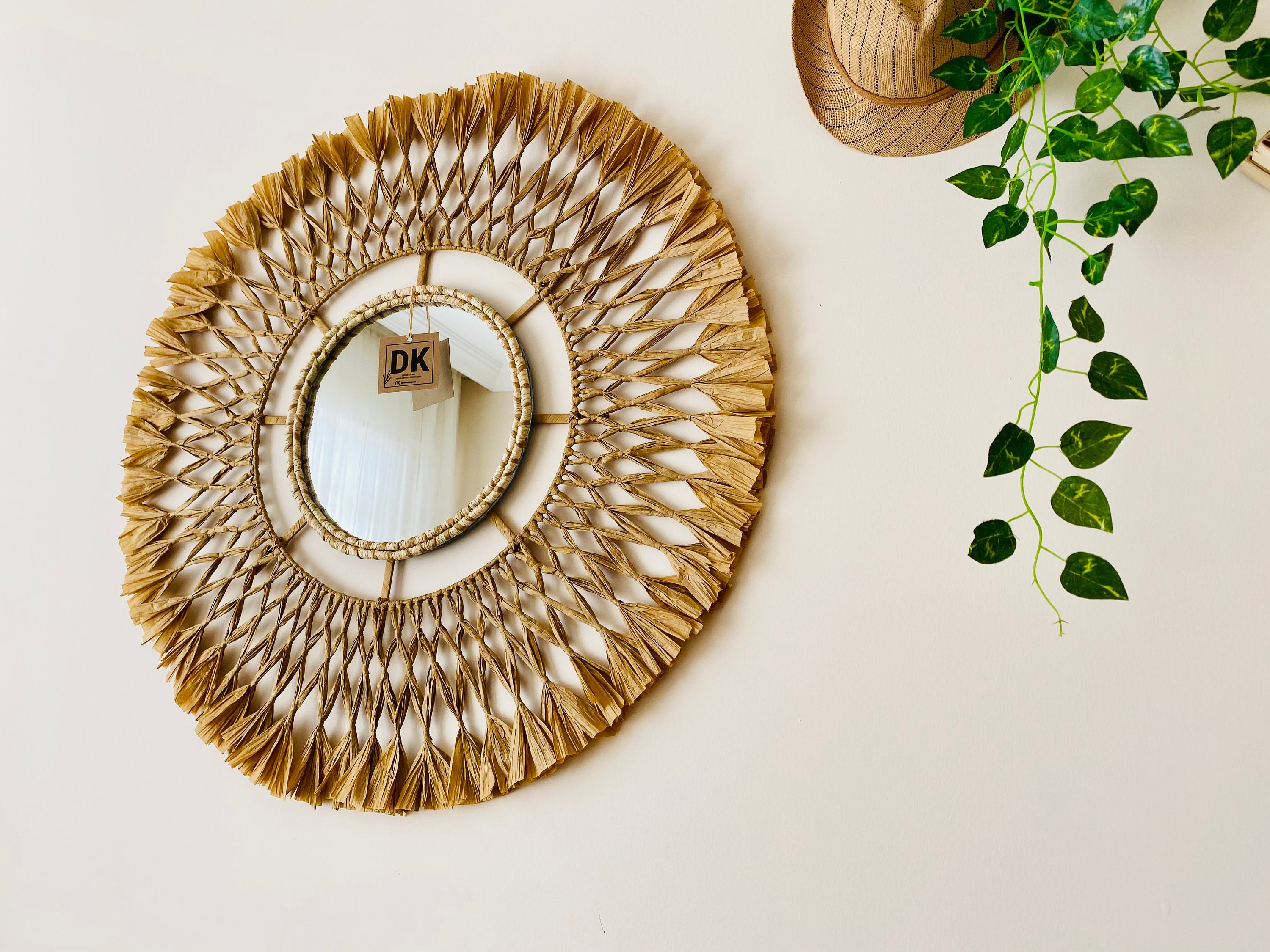 Mirror wall decormirror wall boho decor boho wall Etsy