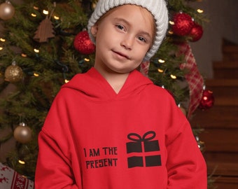 Kids 'I am the present' hoodie