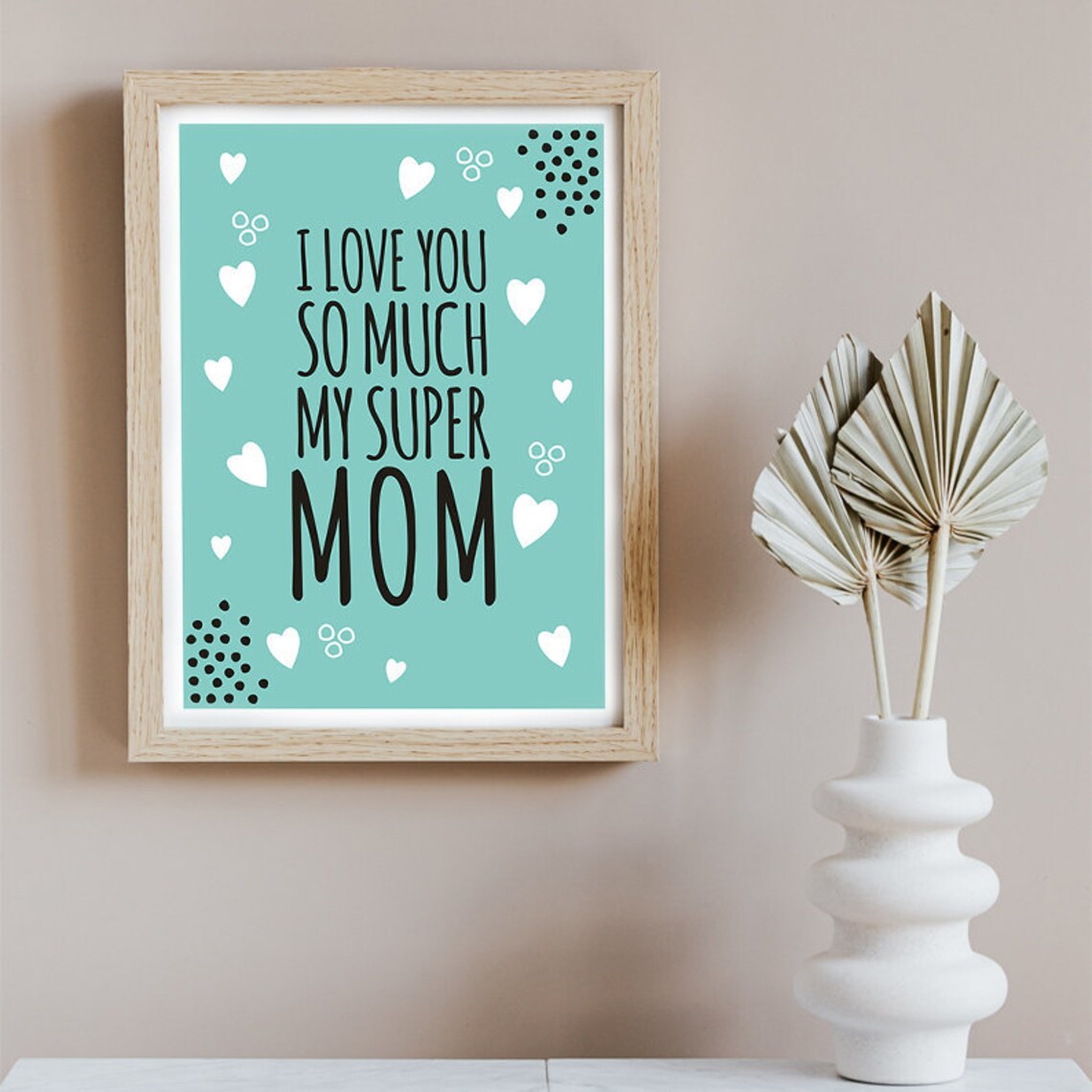 Mothers Day Wall Art Printable home decor Digital download Etsy
