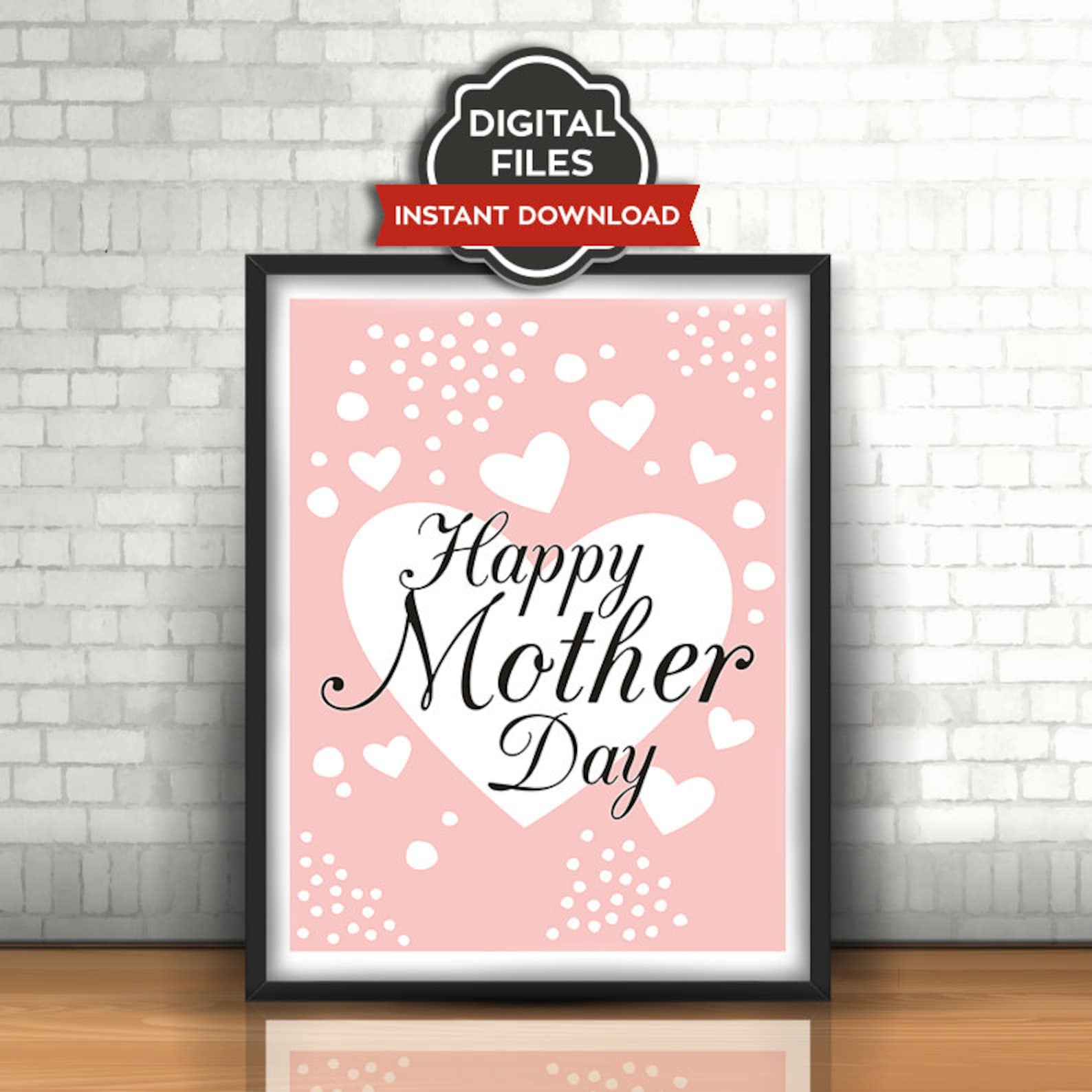 Mothers Day Wall Art Printable home decor Digital download Etsy