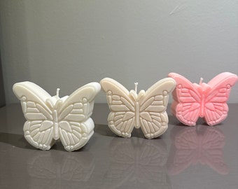 Fluttering Wings: Butterfly-Shaped Candle, 100% Soy Wax