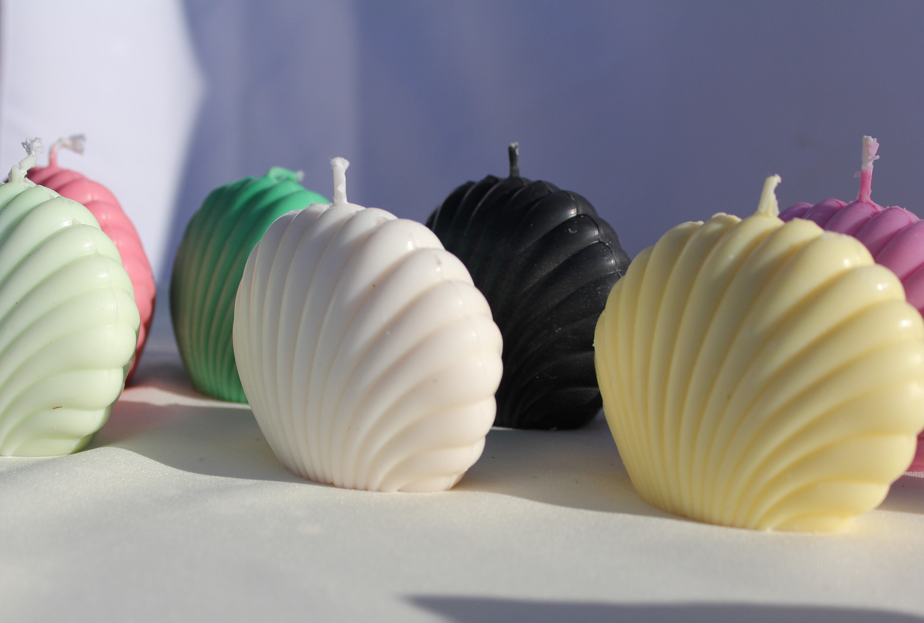 Seashell Soy Wax Candle | Coastal Beach Home Decor | Ocean Inspired ...