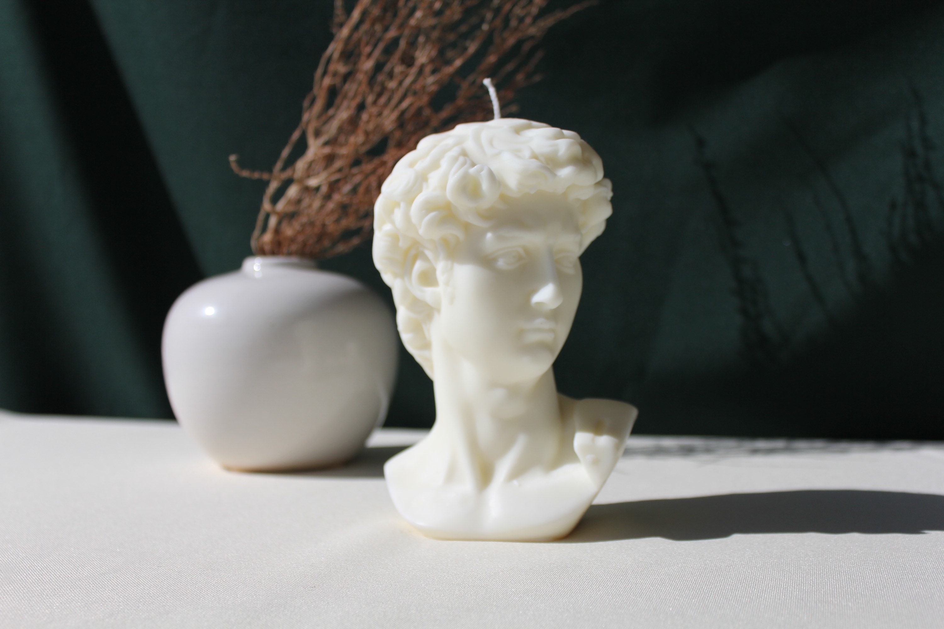 Candle ON SALE Large Bust David Candle David Statue Candle Etsy