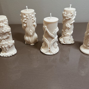 3D Design Unique Pillar Candle