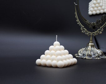 キャンドル、ピラミッドバブルキャンドル、バブルキャンドル、ピラーキャンドル、ホームデコレーションキャンドル、100%大豆ワックスキャンドル