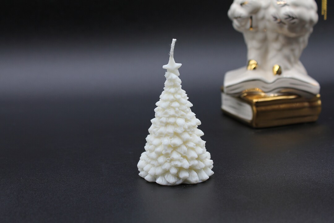 Soy Wax Christmas Tree Candle, Holiday Home Decor - Etsy