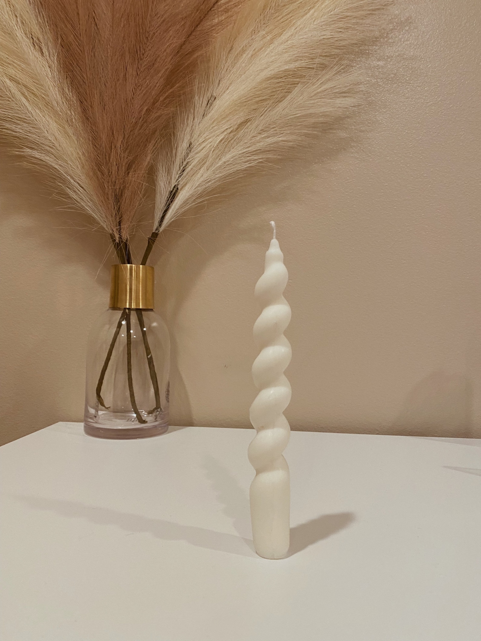 Spiral Pillar Candle Homemade Natural Soy Wax Pillar Etsy