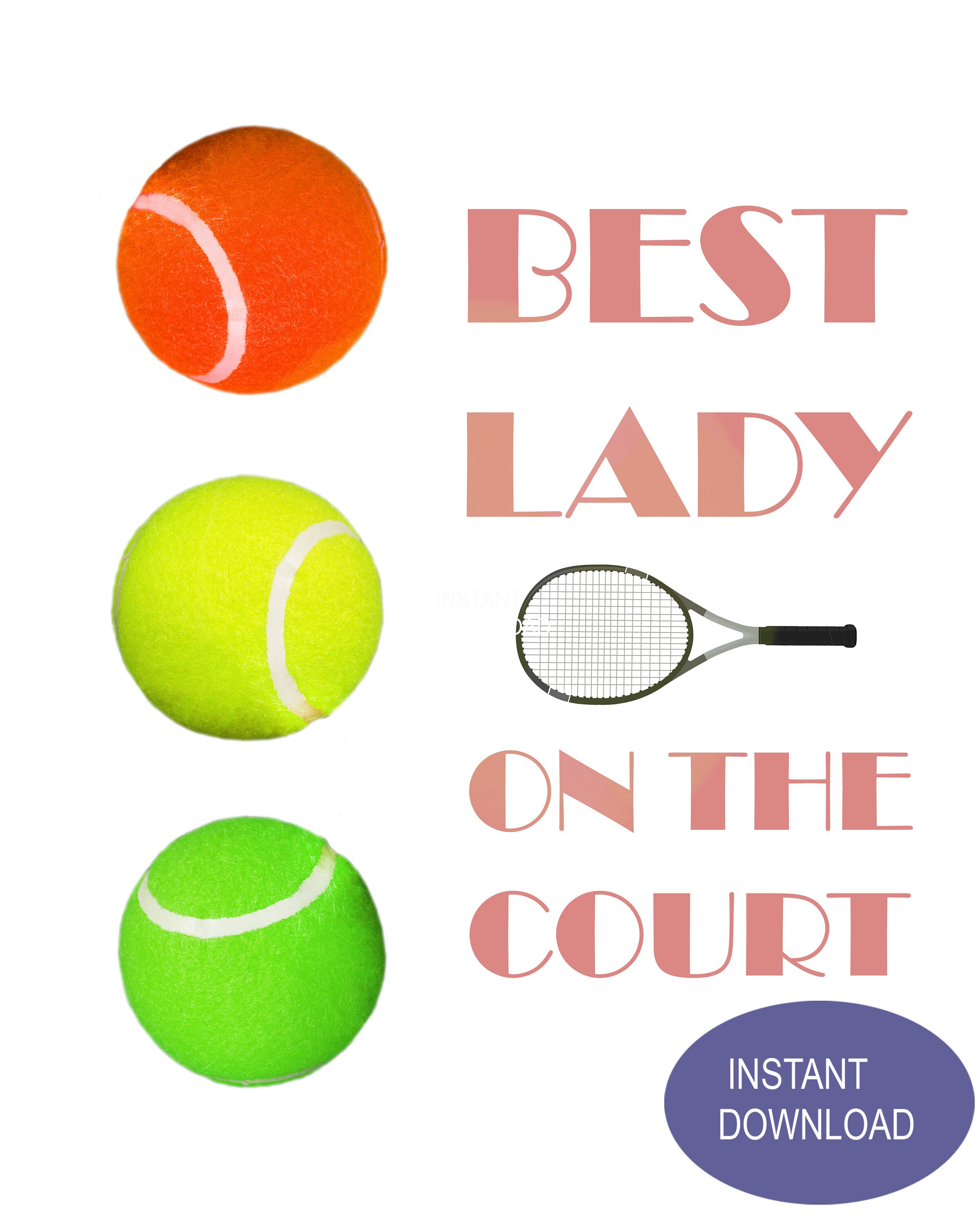 Wall Decor Tennis. Printable. Tennis Poster.gift for Her - Etsy UK