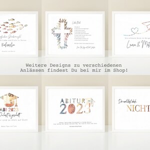 Money gift card for confirmation, confirmation, communion, baptism personalised image 3