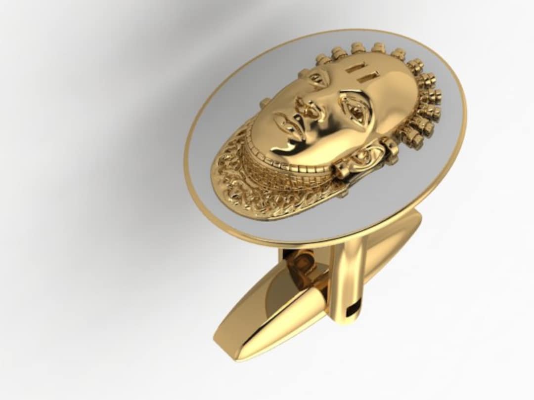 Heritage Collection African Artwork Symbols Cufflinks 14k/18k Gold