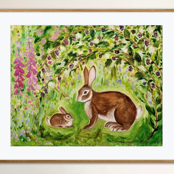 Blackberry Rabbit - Etsy