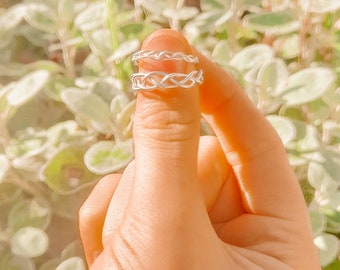 Braided Wire Ring - Etsy