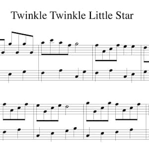 Twinkle Twinkle Little Star (Beautiful Easy Piano Solo) - Sheet Music | Digital Download