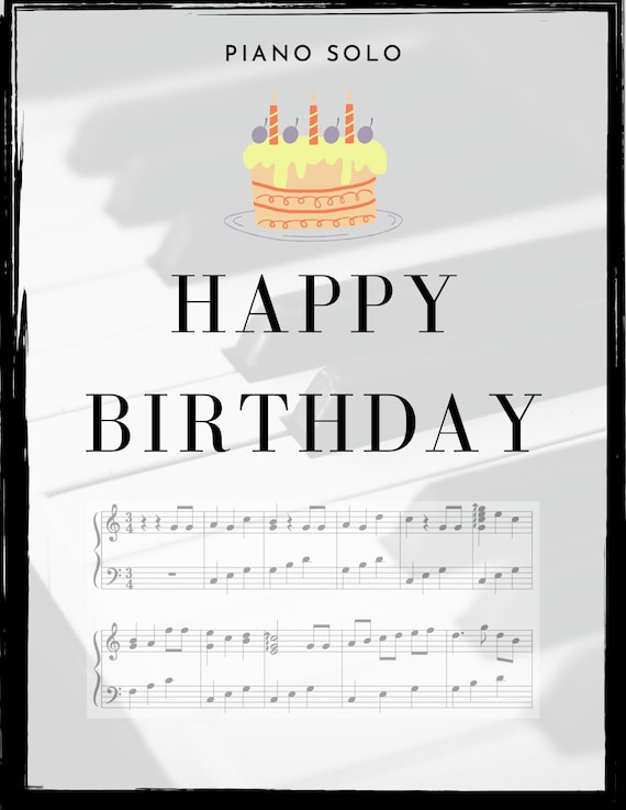 Happy birthday 2024 simply piano