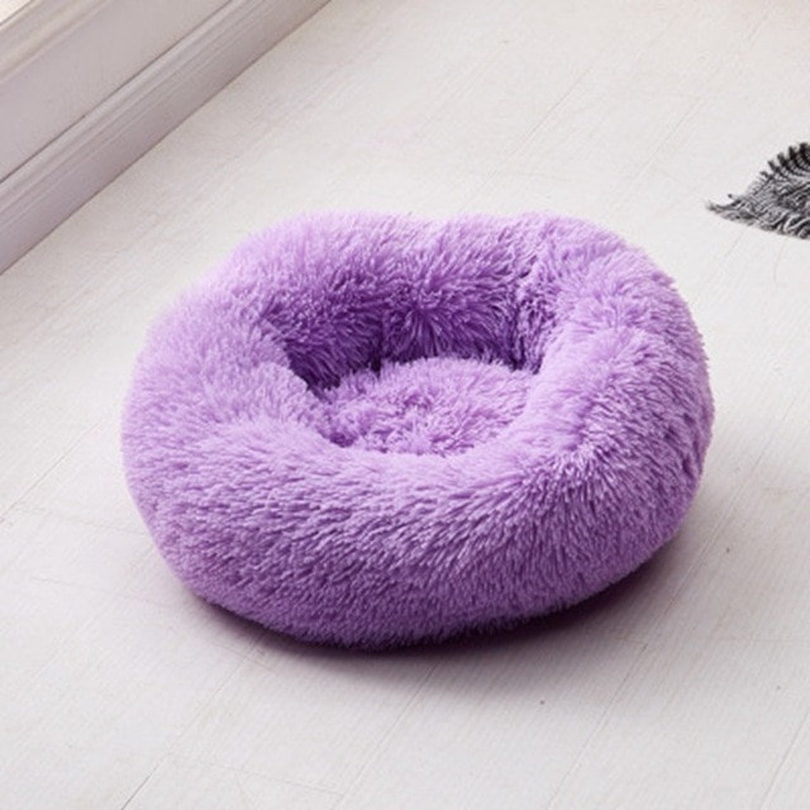 Multicolour Fluffy Pet Bed for Dogs and Cats Etsy