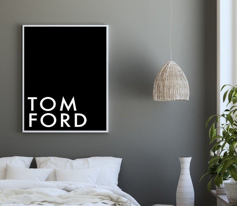 Tableau Art Of Tom Ford – Toile Paysage Style Art Déco, Encadré Ou Non, Made In Australie