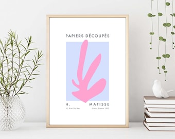 Matisse Print Wall Art / Henri Matisse Digital Download Print / Matisse Exhibition Poster / Matisse Digital Art Print/ Matisse Museum Poster