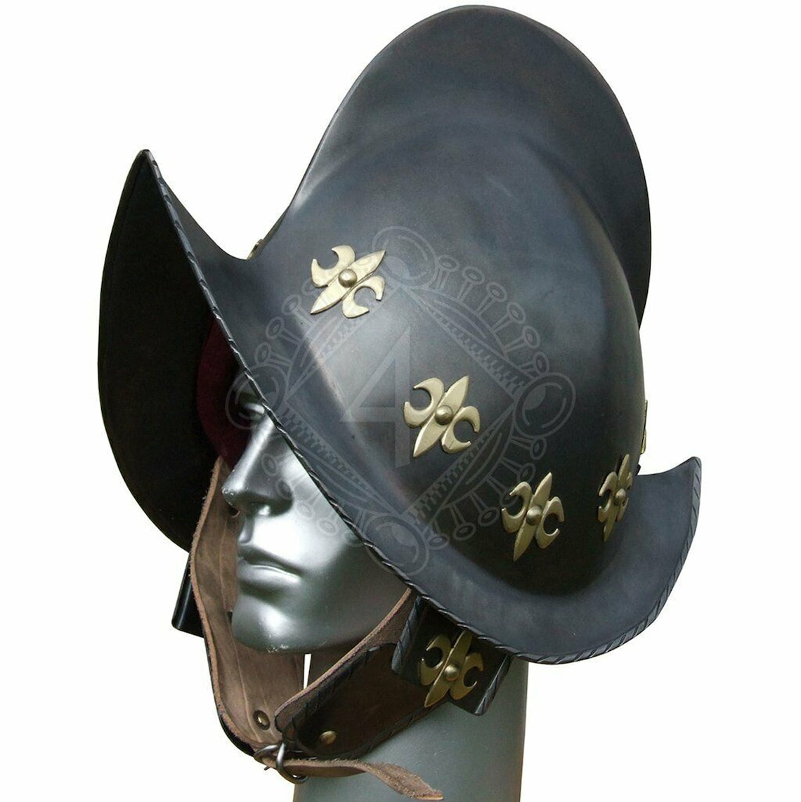18GA SCA Spanish Morion Helmetmedieval Conquistador Costume Etsy