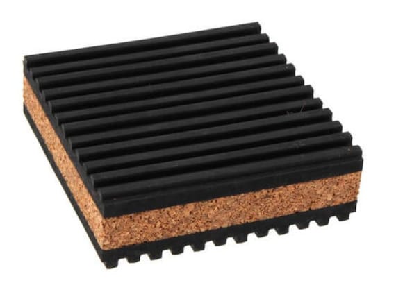 Audio Component Cork & Rubber Isolation Pads/Feet Anti Vibration Pads 3" x 3" x 7/8"