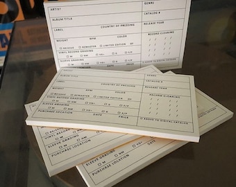 The Record  Collector's - Album Card Notepads