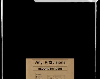 Record Dividers for 12" Vinyl Record 33 RPM Collections