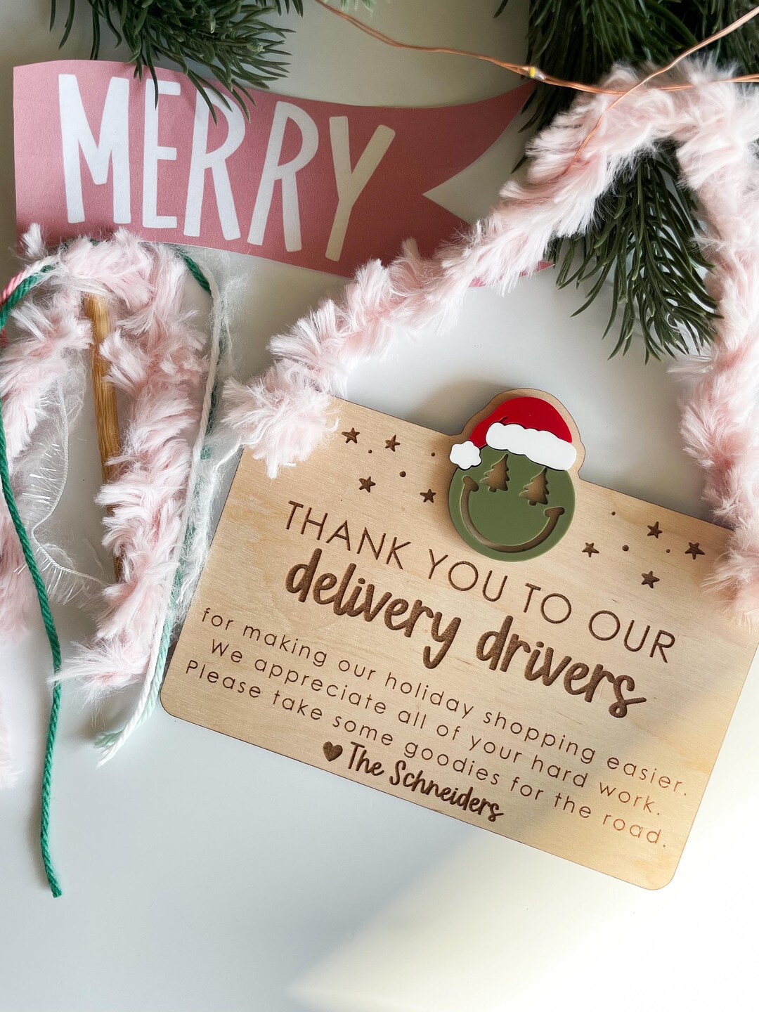 Thank You Delivery Drivers Schild – Dankesschild Für Zusteller