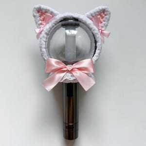 White Cat Enhypen Light Stick Cover