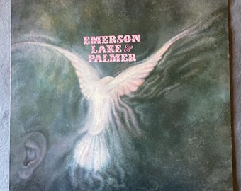 Emerson Lake And Palmer Vinyl Record Album!  Rare Find! Contillion Records 1971 Beautiful Album!  Great Lyrics Sheet! Fantastic Trio!