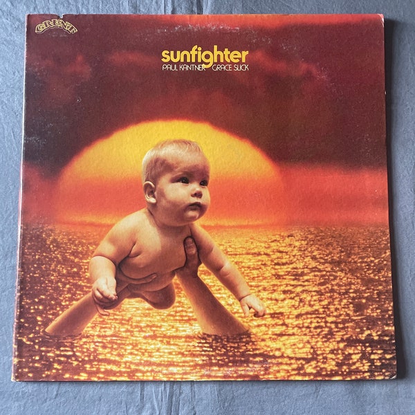 Paul Kanter Grace Slick Sunfighter Vinyl Record Album Grunt Records FTR-1002