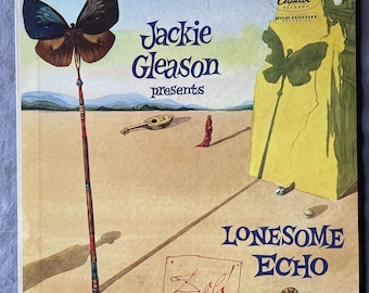 Jackie Gleason Presents Lonesome Echo Vinyl Record Album Capitol Records.  Great Cover! Painted by the Modernist Salvador Dali! Frameable!