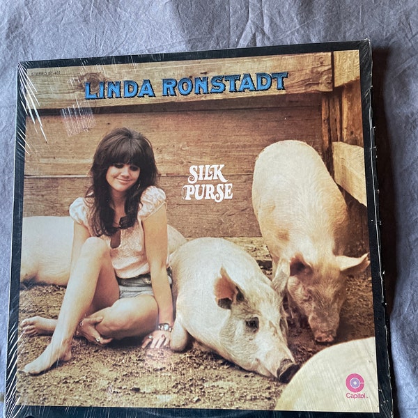 Linda Ronstadt Silk Purse Vinyl Record Album! Capitol Records ST-407 1970 Second Solo Album!