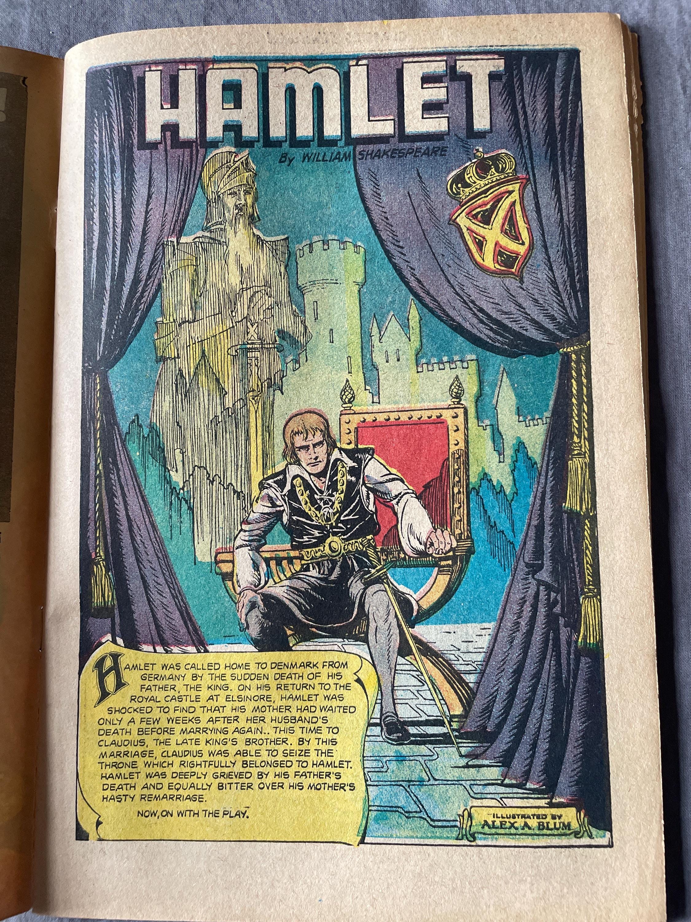 Hamlet by William Shakespeare Classics Illustrated 1969 Number 99! Rare ...