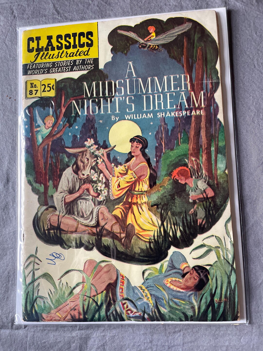 A Midsummer’s Night Dream by William Shakespeare Classics Illustrated ...