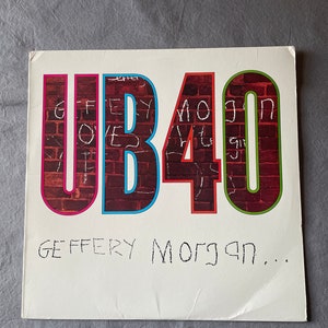 UB 40 Geffery Morgan Vinyl Record Album!  Rare Find! 1984 A&M Records