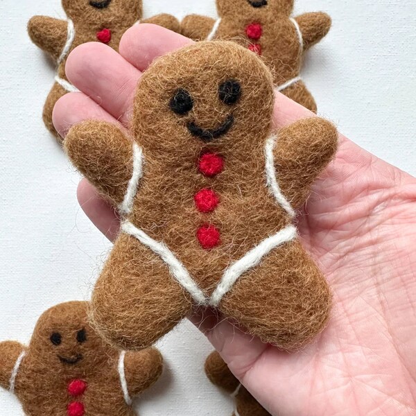 Gingerbread Man Toy Etsy UK