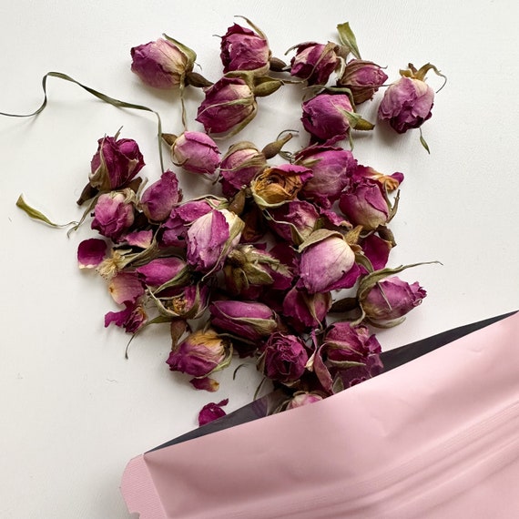 Dried Rose Buds 1 Loose Cup Valentines Day Roses 