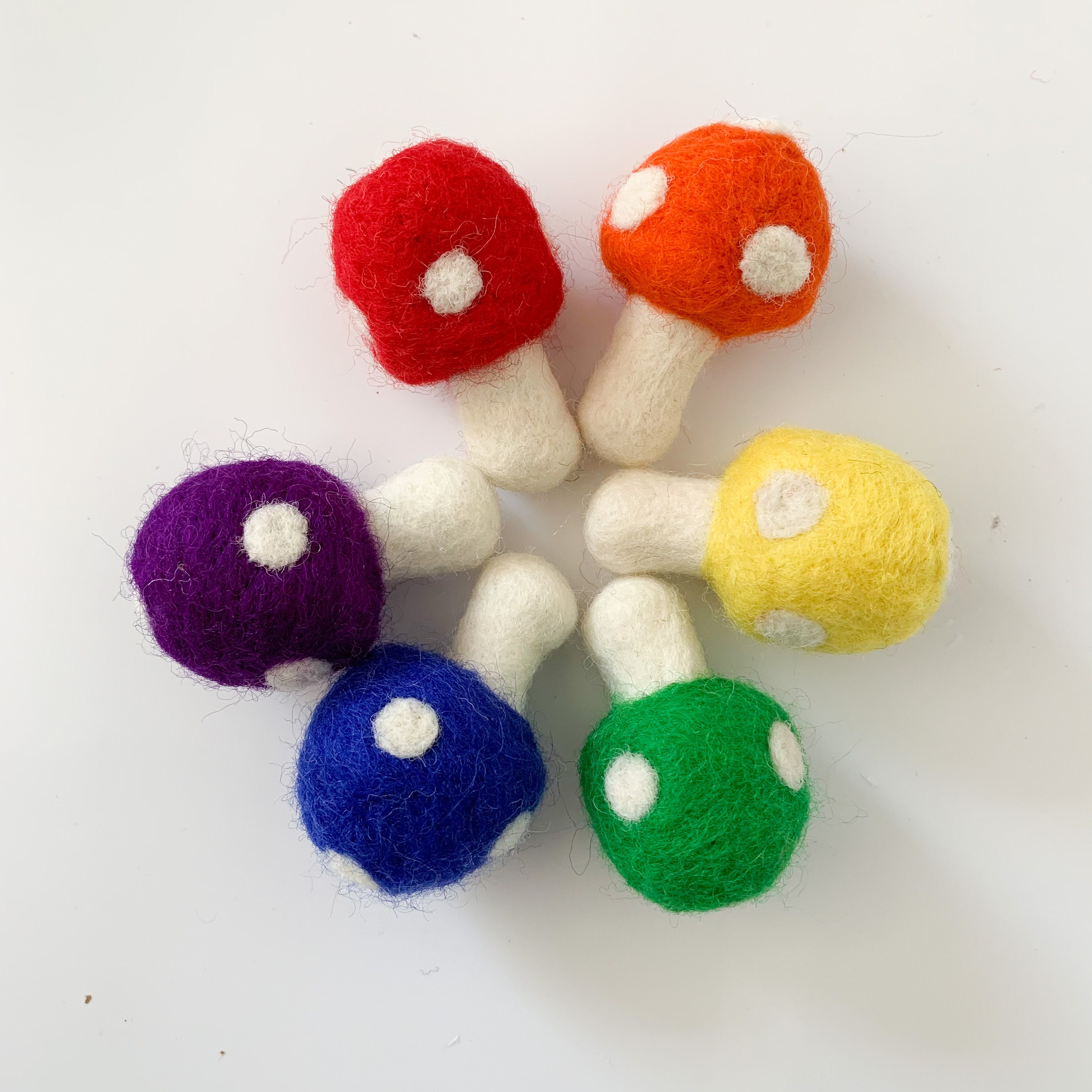 Primary Rainbow Mushroom Bundle & Save