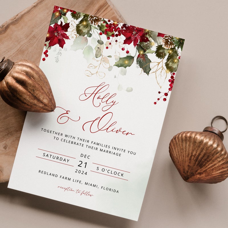 Christmas Wedding - Etsy
